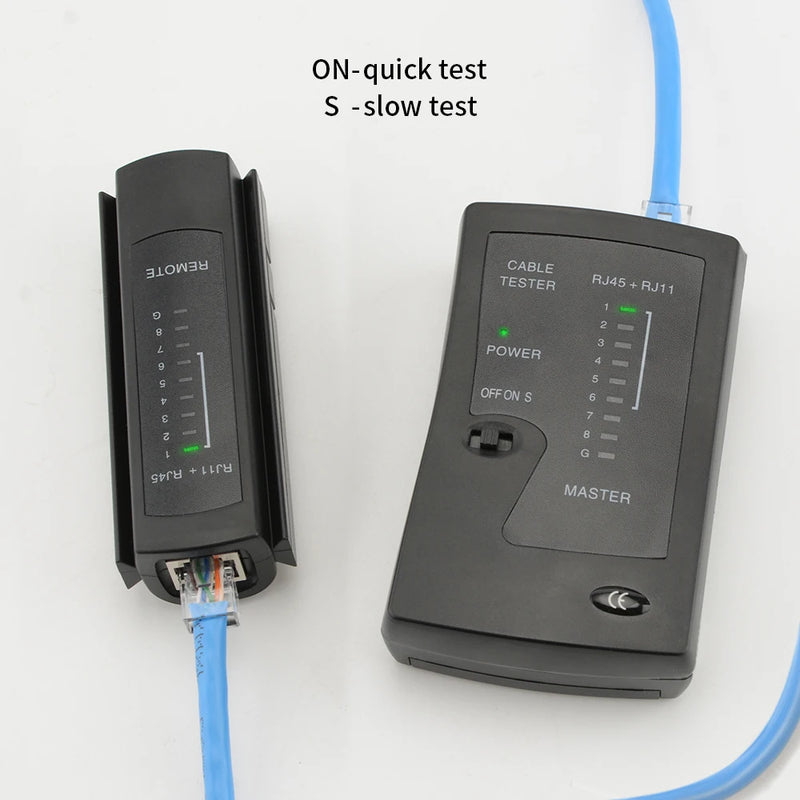 Network Cable Tester LAN Cable And RJ11 Telephone Cable