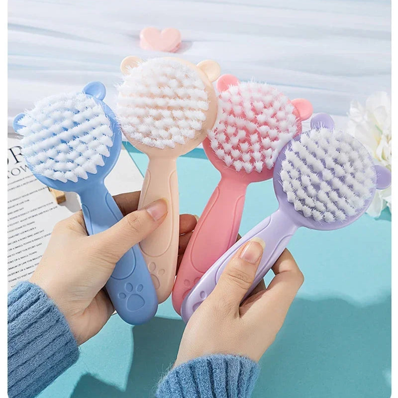 Baby Comb Hair Removal Brush Newborn Boys and Girls Baby Shampoo Soft Brush Suitable for 0-3 Years Old Babies