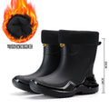 New style rain boots for men, fashionable short tube rain boots for work, rubber shoes for work, thick bottom water shoes