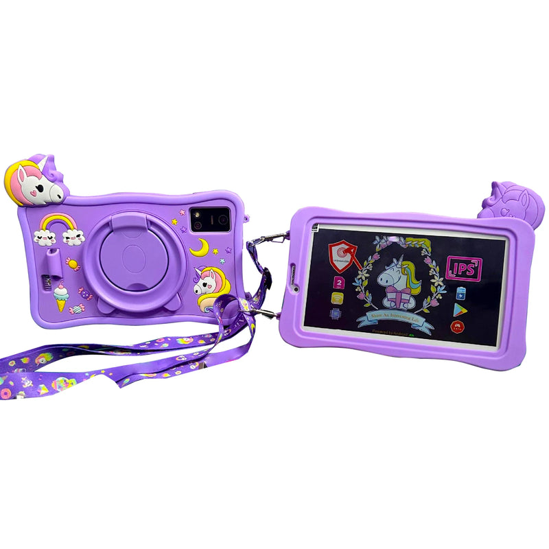 6GB RAM 256GB ROM WiFi Tablet Android 13 PC 7 Inch Kids Learning Education Tablets Children's Gift Quad-core 5000mAh Tablet PC