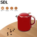 1.0L Anti-Scald Electric Kettle, Seamless Electric Kettle, 304 Stainless Steel Household Fast Boiling Kettle for Coffee Brewing