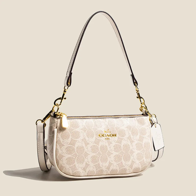 High-End Women's Underarm Shoulder Bag Classic Vintage Ladies Crossbody Handbag Elegant Designer Leather Messenger Bag For Women