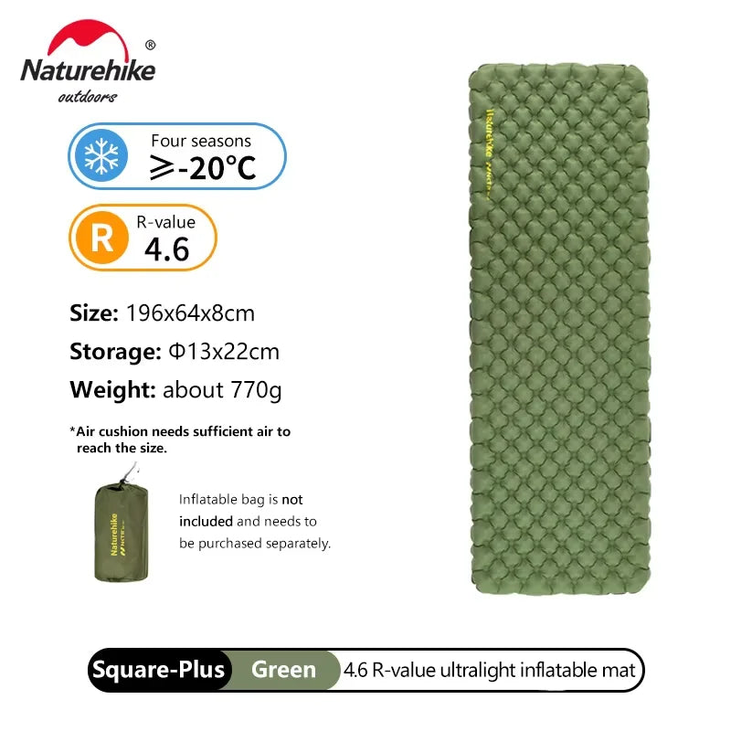 Naturehike Inflatable Mat Ultralight 5.8 High R Value | SAMAG