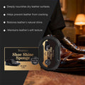 Shoe Shine Sponge For Black Leather Shoes Brush No Buffing No Discoloration Brightening Cleaning Duster Sponge Shoe-Shiner
