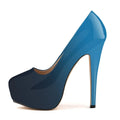 Women Sexy Pumps Stilettos 14cm Super High Heels Round Toes Platform Thin Heel NightClub Party Dress Red Wedding Shoes Big Size