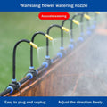 5-20M Universal Automatic Irrigation Sprinkler Kit Garden Balcony Atomization Sprinkler Watering Kits Rotating Copper Nozzle