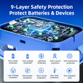 NEW Nohon Rechargeable Battery 1.5V AA 3600mWh AAA 1300mWh Original Li Batteries With Charger for Clock Video Radio Game Camera