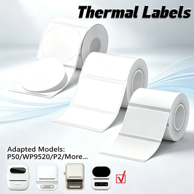 Thermal Label Paper For P2 P50 Printer Self - adhesive Tape | SAMAG