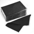 10pcs/50pcs Sterling Silver Polishing Cloth Set Jewelry Cleaning Cloths Soft Wipe Wiping Cloth Keep Jewelry Shining Tools