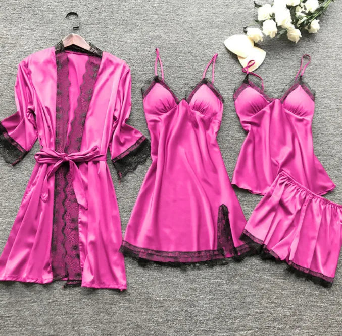 Women's Sleep Robe Gown Sets Sleepwear Pajamas Lounge | SAMAG