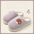 Women's Winter Slippers - Thick Plush House Shoes with Mushroom Design, Warm Anti-Slip Indoor/Outdoor Booties for Cold Weather