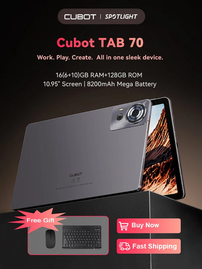 Cubot TAB 70, Tablet Android 14, Octa - Core, 16GB | SAMAG
