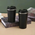 1pc 380/510ML Travel Stainless Steel Coffee Cup Thermal Mug Leak-Proof Thermos Bottle Tea Coffee Mug Vacuum Flask Insulated Cups