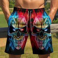Fashion Skull Print Men Beach Shorts 3D Graphic Board | SAMAG