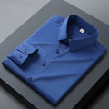 Long sleeved shirt for men's business casual orange | SAMAG
