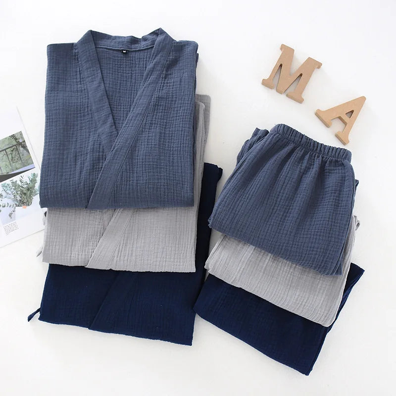 Men and Women 100% Cotton Pajamas Plus Size Loose | SAMAG