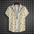 Hawaiian Shirt For Men 3d Beer Printed Short Sleeve Party | SAMAG