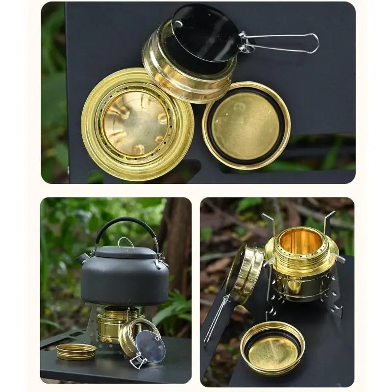 Brasses Alcohols Stove for Camp Cooking and Hiking - View 4 | SAMAG