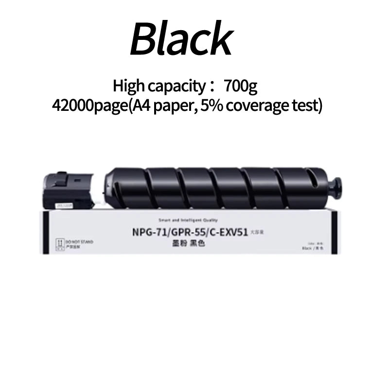 NPG-71 NPG71 G71 Toner Cartridge Compatible For Canon C5535 C5540 C5550 C5560 Printer GPR-55 C-EXV51 color BK C M Y