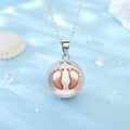 Eudora Harmony Ball Pendant Necklace Pregnancy Chime Ball Mexcian Bola Pendants Wishing Balls Fine Jewelry for Women Best Gift