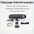 Suitable for DJI Action6 5 Pro/4 Osmo 360 Sports Camera Bluetooth Remote Control DJI Camera Bluetooth Selfie Stick Accessories