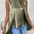 Golden Women's plus size shirt summer chic elegant casual - View 6 | SAMAG