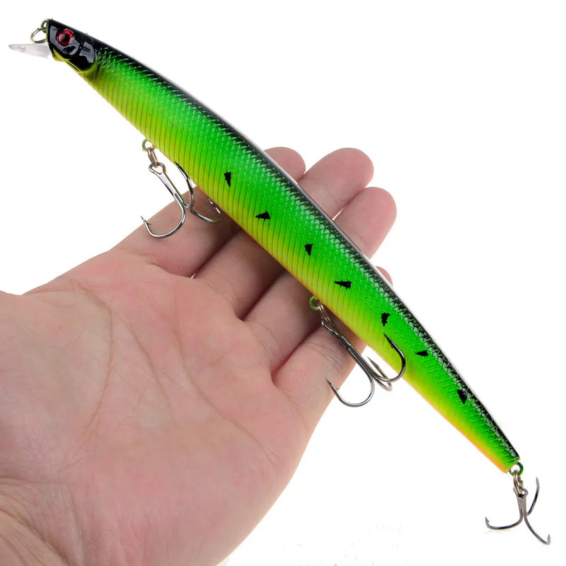 16 Colors 18cm 24g Minnow Fishing Lure Laser Crankbait | SAMAG