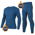 2/4-piece Set Of Autumn And Winter Men's Solid Color Classic Round Neck Warm Underwear Set Casual Mid Neck Bottom Top Warm Pants