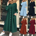 Autumn Women's Clothing Open Front Modest Abaya Long | SAMAG