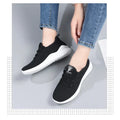 2026 Spring and Autumn Fashionable Solid Color Breathable Round Toe Sneakers Casual and Comfortable Thick-soled Women's Shoes