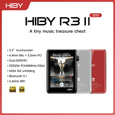 HiBy R3 II / R3 Gen 2 Music Player Bluetooth 5.1 WiFi | SAMAG