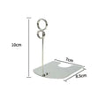 Metal Label Clip Bread Price Card Bakery Cake Shop Card Clip Display Standing | Loripos