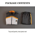 HOLOUN Zero Anime Natsuki Subaru Cosplay Costume Embroidery Full Zip Tracksuit Elastic Pants