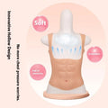 Silicone Muscle Shirt Women Abs Chest Cosplay Costume Fitness Props Fake Abs Six Pack Belly Sculpting Party Performance Clothes