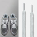 Flat Shoelaces Solid Neutral Color Replacement Shoe Strings Suitable for Sneakers Dad Shoes