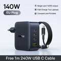 【New Sale】Baseus 140W GaN Charger PD Charger USB C Charger Fast Charge For Macbook Tablet Phone Charger For iPhone 17 16 15 14
