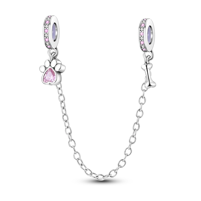 Silver Clasp 925 Sterling CZ Pave Clip Charms Daisy Beads | SAMAG