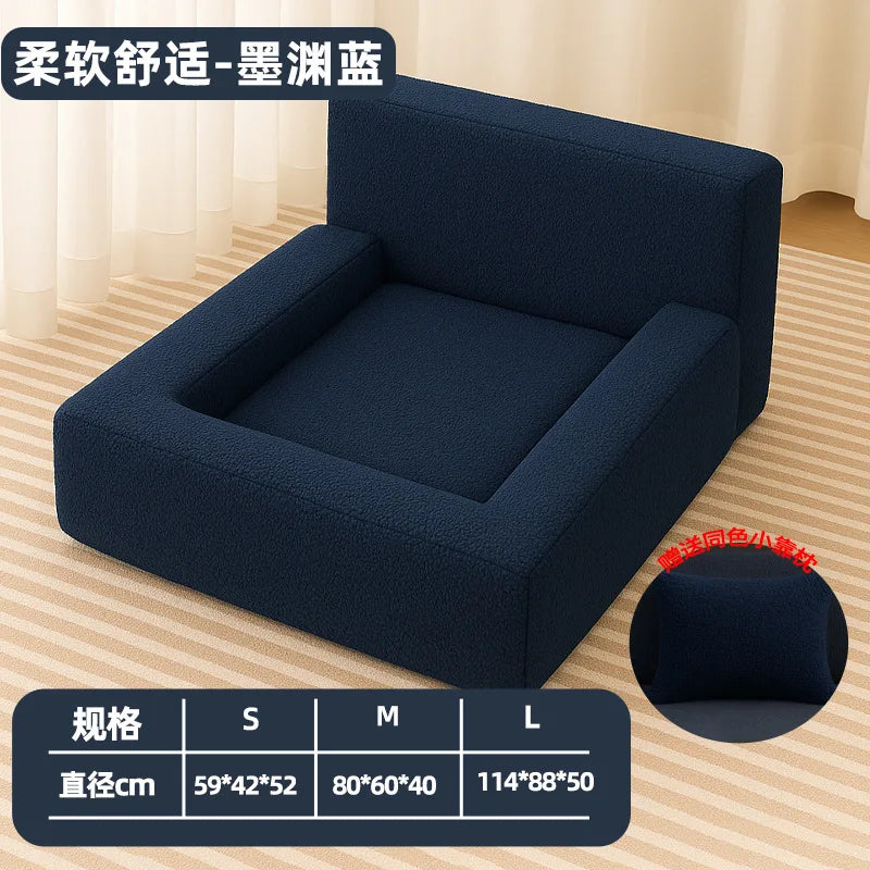 Orthopedic Luxury Dog Bed with Sides-Dog Sofa Bed for Medium Dogs Supportive Foam Pet Couch with Removable Cover Outdoor Use