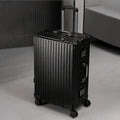 Trolley Luggage 20 24 26 28" Aluminum Frame Rolling Luggage Case USB Travel Suitcase on Wheels Combination Lock Carry on Luggage