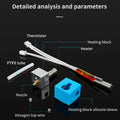 24V 40W Kobra Hotend Print Head 3D Printer Parts Hot End - Visuel 4 | SAMAG