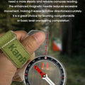 KANPAS Basic and Beginner's Orienteering thumb compass, Orienteering Primary Compass, MA-40-FS, Durable Sport Compass