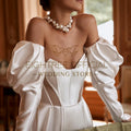Eightree Women A - Line Wedding Dresses Sweetheart - View 4 | SAMAG