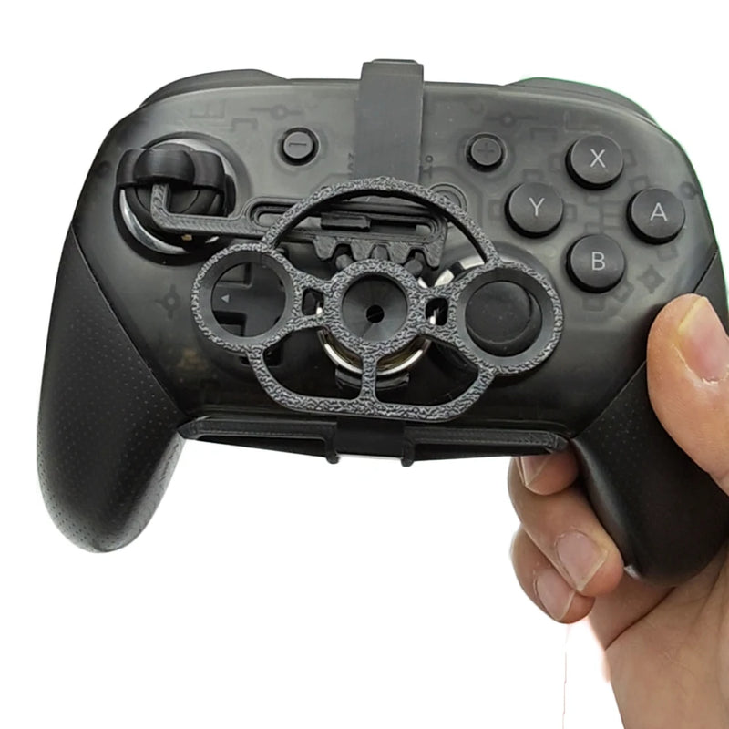 Mini 3D printing Steering Wheel for switch Pro Game Controller Auxiliary Replacement Accessories for switch Pro Steering Wheel