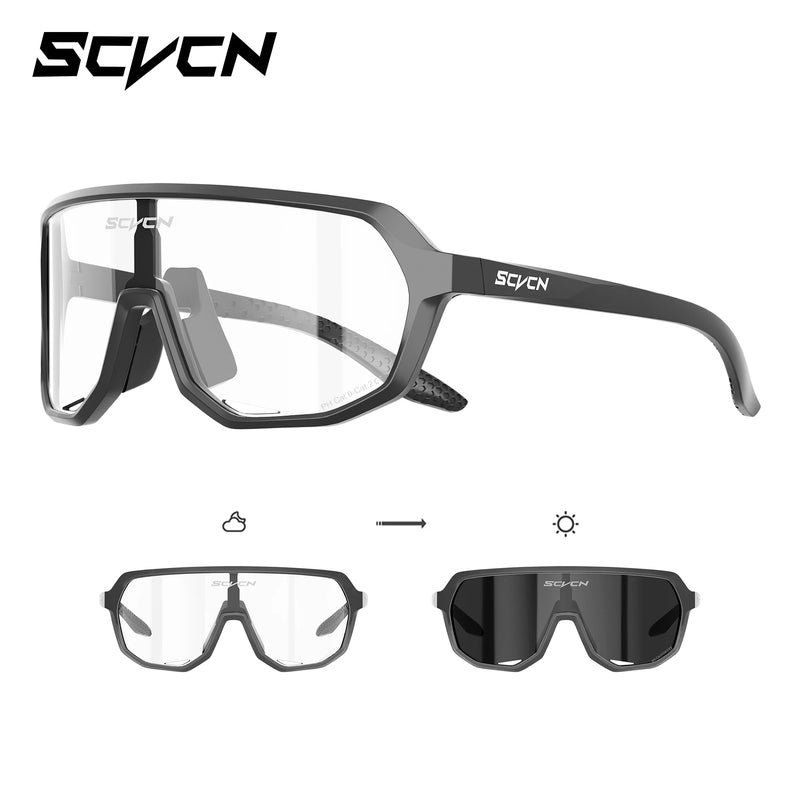 SCVCN Women Photochromic Sunglasses Men Cycling Glasses - View 8 | SAMAG