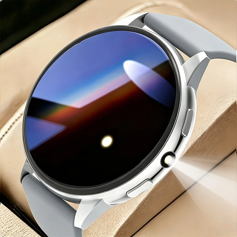 New 2026 Model, Fashionable Round Smartwatch, Full-Touch HD Screen, Wireless Calling, Multiple Sports Modes, Music Control