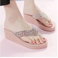 2025 Summer Fashionable versatile Beach Slippers Women'S Elegant minimalist Flip Flops Casual comfortable Wedges women Sandals