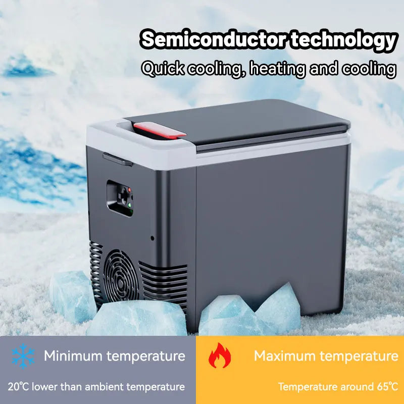 10L mini Refrigerator For Car Home Travel Refrigerator 12V 220V Auto Freezer Cooler & Warmer Electric Fridge Portable Icebox