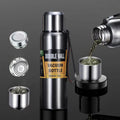 500/1000/1500ml Stainless Steel Thermos Large Capacity Vacuum Flask Portable Insulated Tumbler with Rope Thermo Bottle