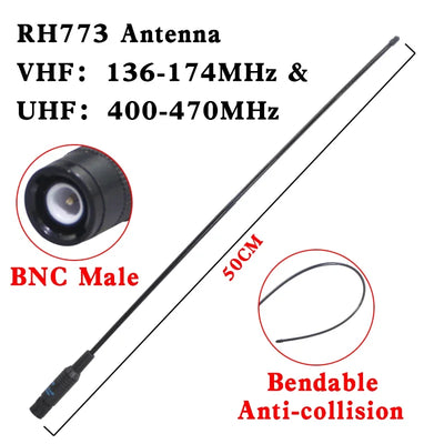 Diamond RH773 Dual Band UHF/VHF 144/430MHz BNC Male | SAMAG