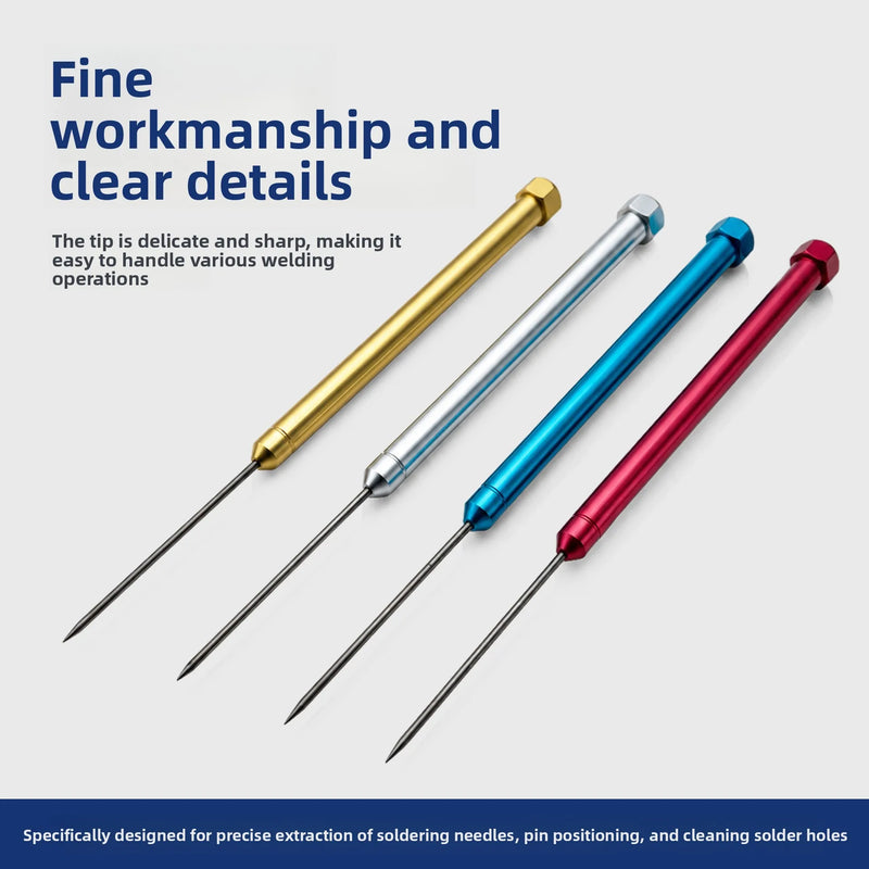 Heat Resistant Soldering Pick Tool Anti Scorch Welding Needle with Insulated Handle for Jewelry Metal Gold Silver Repair DIY